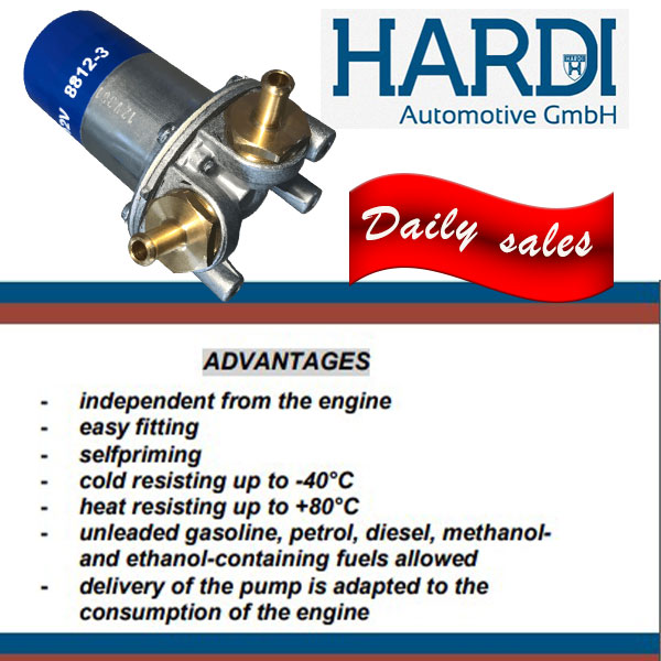 Hardi Fuel pumps pristine parts